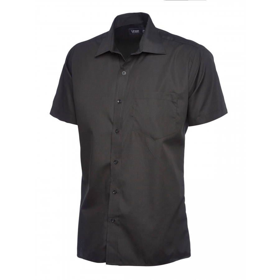 Mens Poplin Short Sleeve Shirt | Staff Uniform | Loop